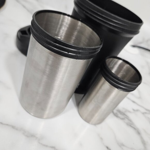 Hyperchiller Black Iced Plastic Coffee Beverage Patented Cooler Container Mug - Picture 11 of 11